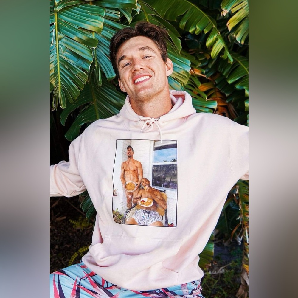 Fanjoy Tyler Cameron Pie Merch Light Pink Hoodie